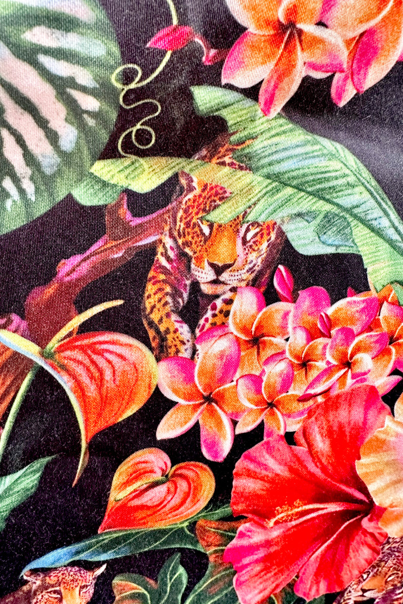 Jaguar Jungle Flare Skirt by Voodoo Vixen