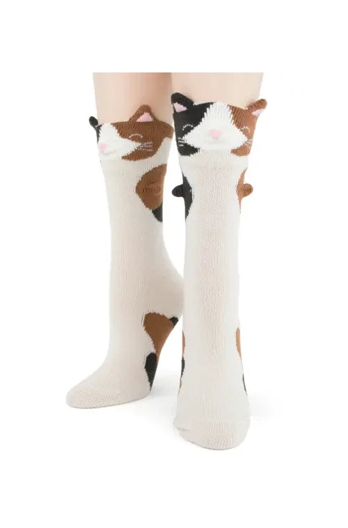 Calico Cat 3D Women's Socks by Foot Traffic