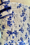 Blue Floral Ivy Midi Tank Dress by Timeless London