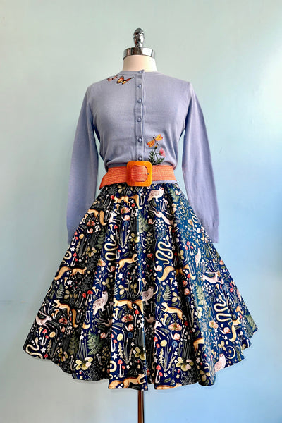 【最安値】AMERI　WILD ROSE CANVAS ART SKIRT　36 セール】WILD ROSE CANVAS ART SKIRT（スカート）｜Ameri
