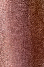Brown Linen Tie Shoulder Jumpsuit