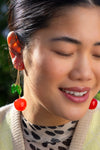Cherry Bomb Layered Earrings by Peter and June