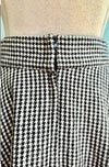 Black and White Houndstooth Sophie Skirt by Timeless London
