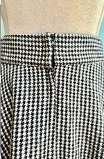 Black and White Houndstooth Sophie Skirt by Timeless London