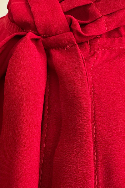 Red Neck-Tie Blouse by Banned – Modern Millie