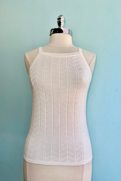 Ivory Joy Knit Tank Top by Banned – Modern Millie