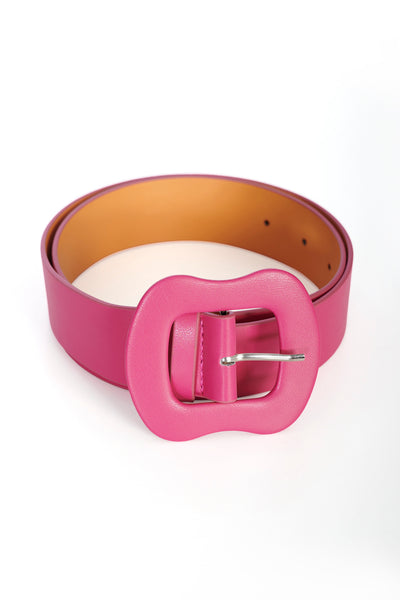 ✨✨   Magenta 80\'s Disco Kidney Bean Elastic Belt  24\