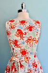 Orange Octopus Ruby Dress by Miss Lulo