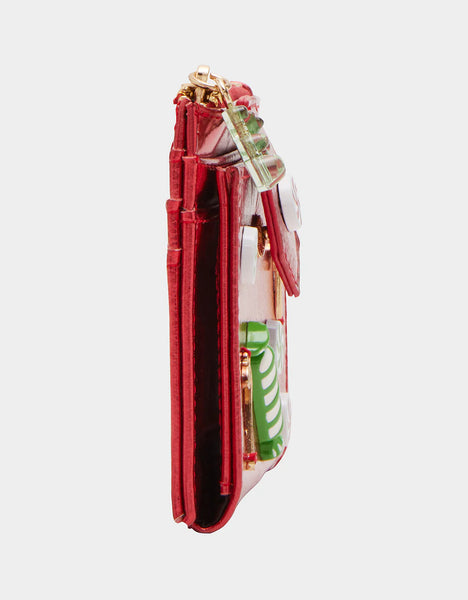 ◆Betsey Johnson◆ホリデー キャンディ 二つ折り財布 送料込 ◇Betsey Johnson◇ホリデー キャンディ 二つ折り財布 送料込