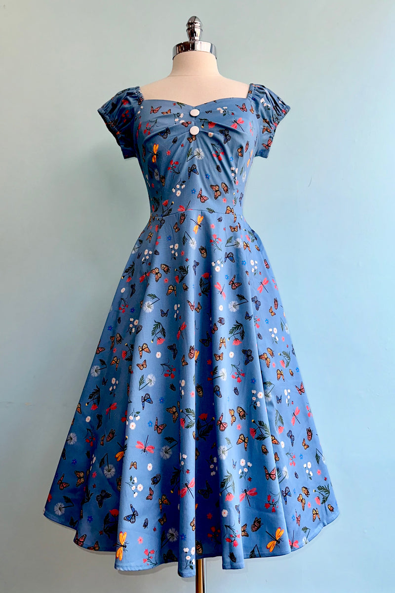 Butterfly Field Dolores Dress by Collectif