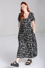 Love Yourself Midi Dress by Hell Bunny