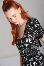 Love Yourself Midi Dress by Hell Bunny