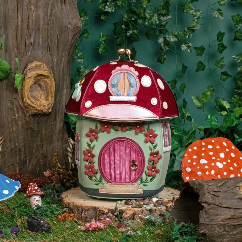 Fairy Village Toadstool House Bag by Vendula London