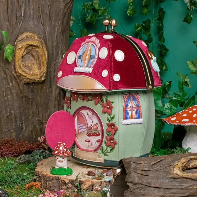 Fairy Village Toadstool House Bag by Vendula London