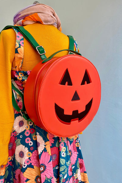 Halloween Pumpkin Backpack by Collectif – Modern Millie