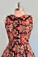 Final Sale Paisley Floral Black Dress by Orchid Bloom
