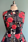 Final Sale Coral Rose and Navy Dress by Orchid Bloom
