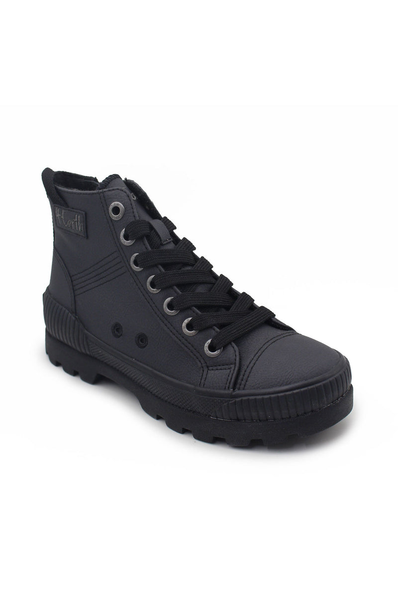 Forever Sneaker Ankle Boots in Black by Blowfish
