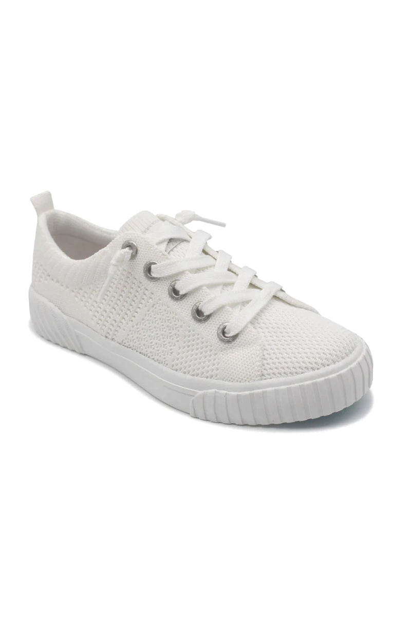 Wistful Weave Sneakers In White by Blowfish