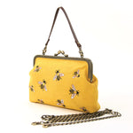 Yellow Bee Kisslock Bag