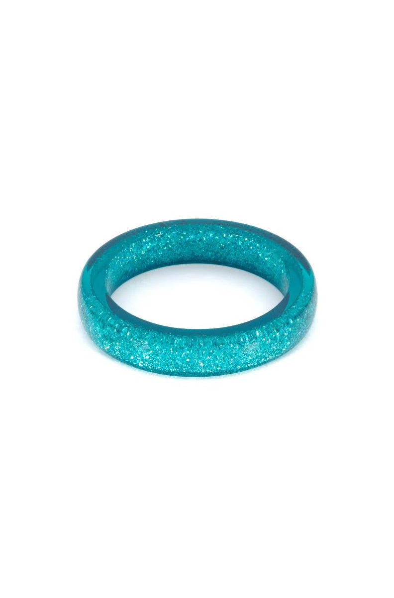New Teal Glitter Bangle Bracelet by Splendette