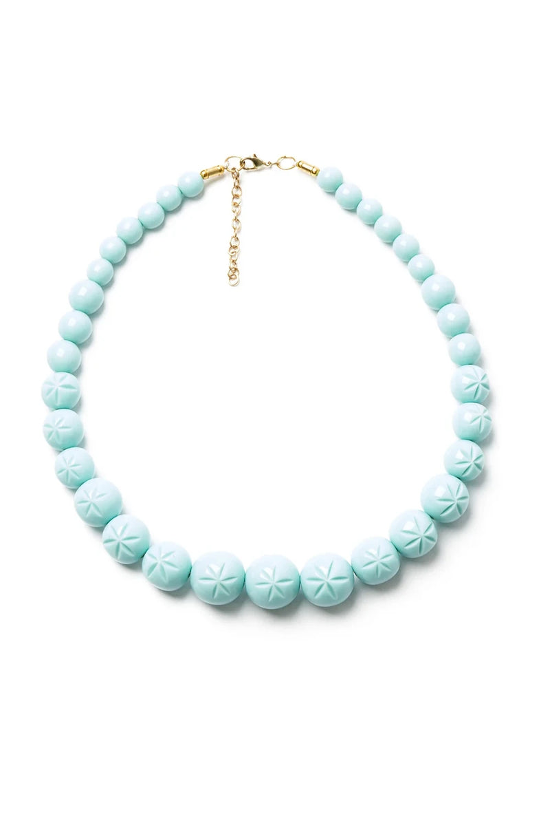 Surf Heavy Carve Beaded Necklace by Splendette
