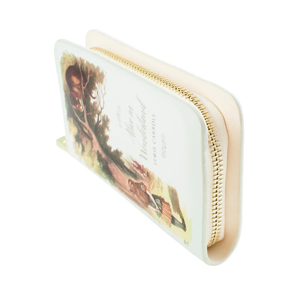 Alice in Wonderland Book Zip Around Wallet by Well Read