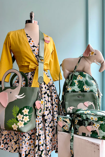 Elephant Motif Backpack Bag by Vendula London – Modern Millie