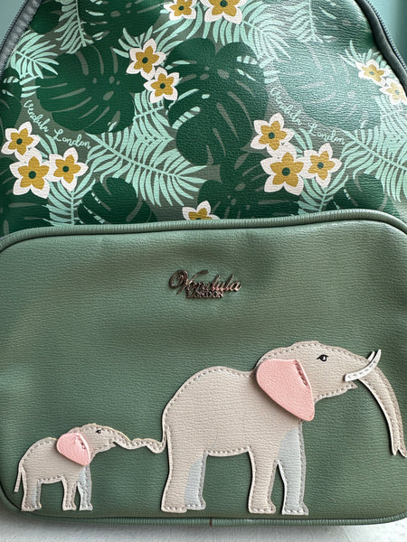 Elephant Motif Backpack Bag by Vendula London – Modern Millie display picture 3