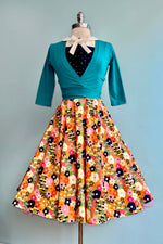 Ditsy Floral Full Skirt by Eva Rose