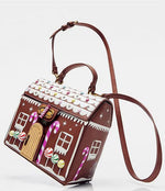 Gingerbread House Light-Up Satchel Bag By Betsey Johnson