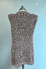 Grey Long Sweater Vest by Compania Fantastica