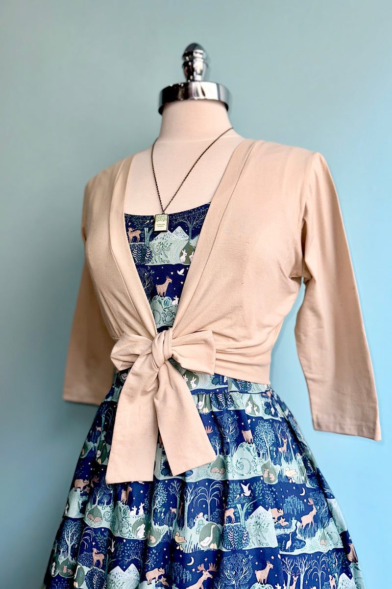 Burrowing Wildlife Fit & Flare Dress by Retrolicious