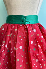 Gingerbread Border Full Skirt