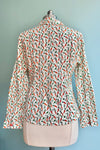 Carrot Button Down Blouse by Banned