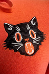 Orange Scaredy Cat Mia Cardigan by Banned