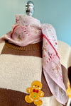 Pink Gingerbread Scarf
