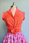 Wildfire Stripe Erika Blouse by Heart of Haute
