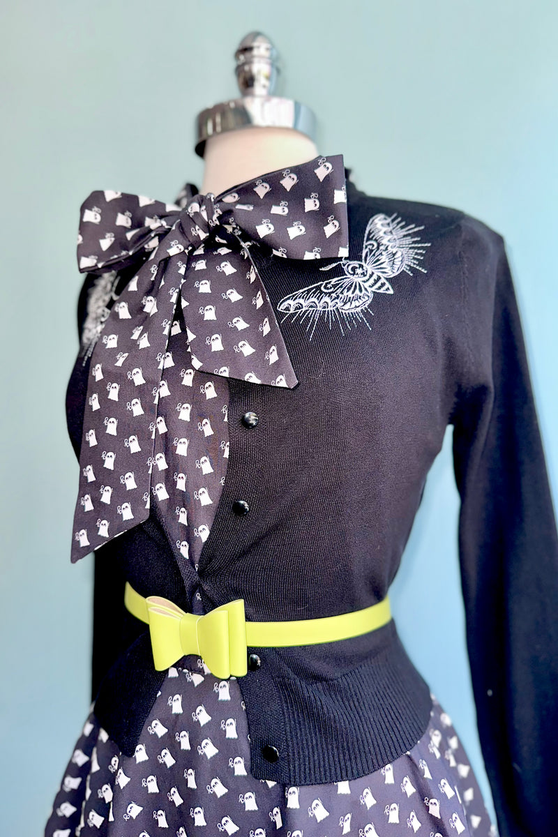 Tiny Ghosts Bow Top by Retrolicious