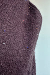 Black Sleeveless Cowl Neck Sweater by Molly Bracken