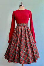 Holiday Plaid Doris Skirt by Retrolicious