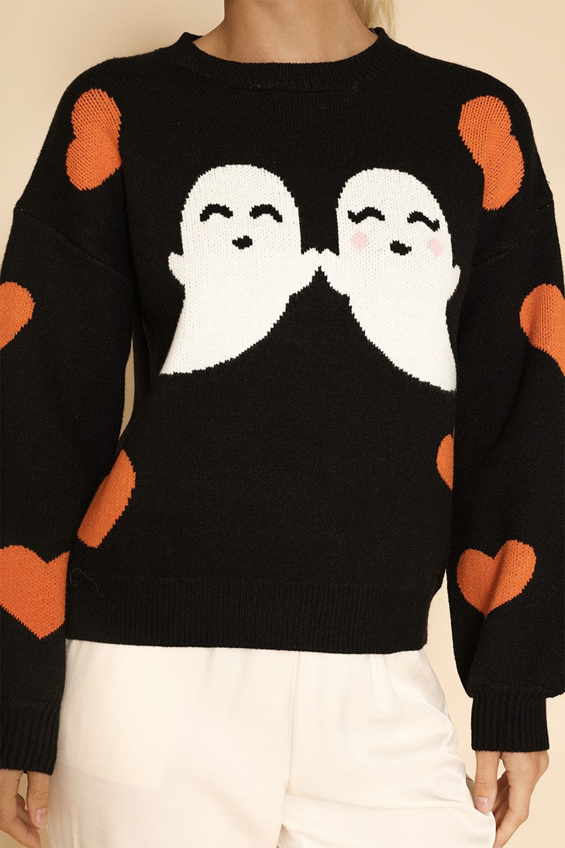 Ghost Sweethearts Pullover Sweater