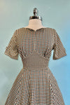 Black and Brown Plaid Wilma Dress by Banned