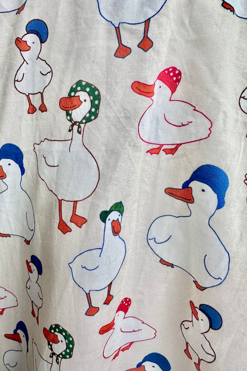 Duck Print Full Skirt by Tulip B.