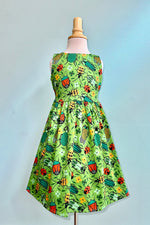 Kids Green Bugs Dress by Eva Rose