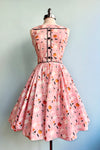 Pink Vintage Halloween Elizabeth Dress by Retrolicious
