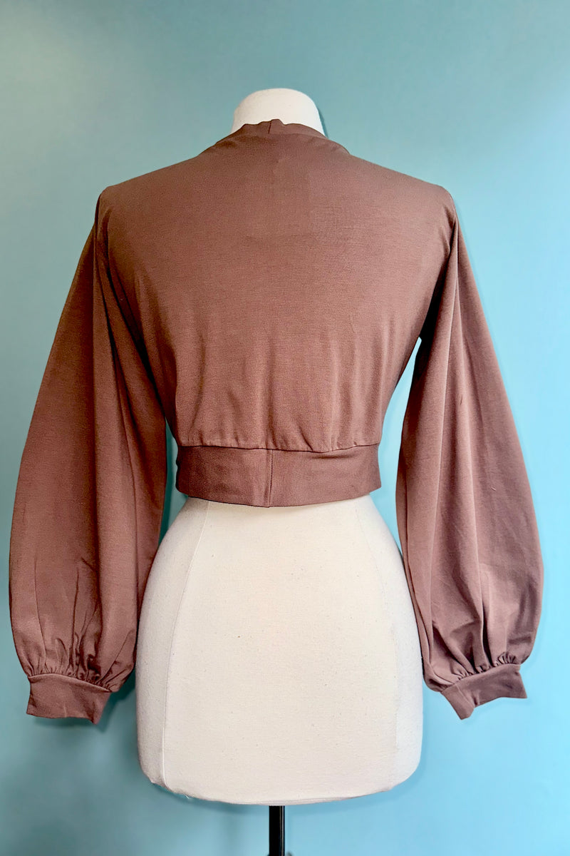 Mocha Grace Full Sleeve Sweet Sweater by Heart of Haute