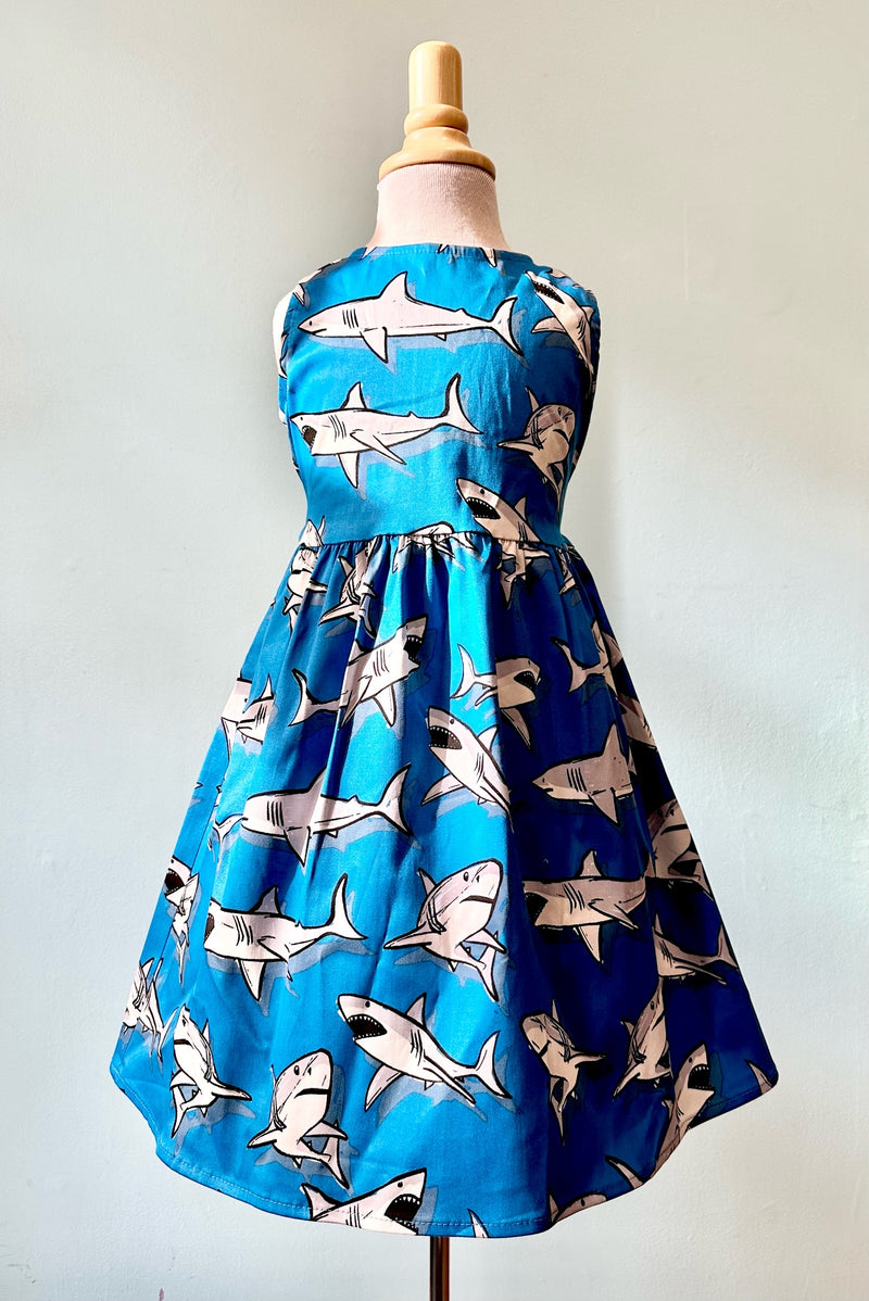 Kids Shark Dress by Eva Rose