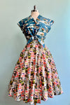 Spring Stamps Full Skirt by Tulip B.