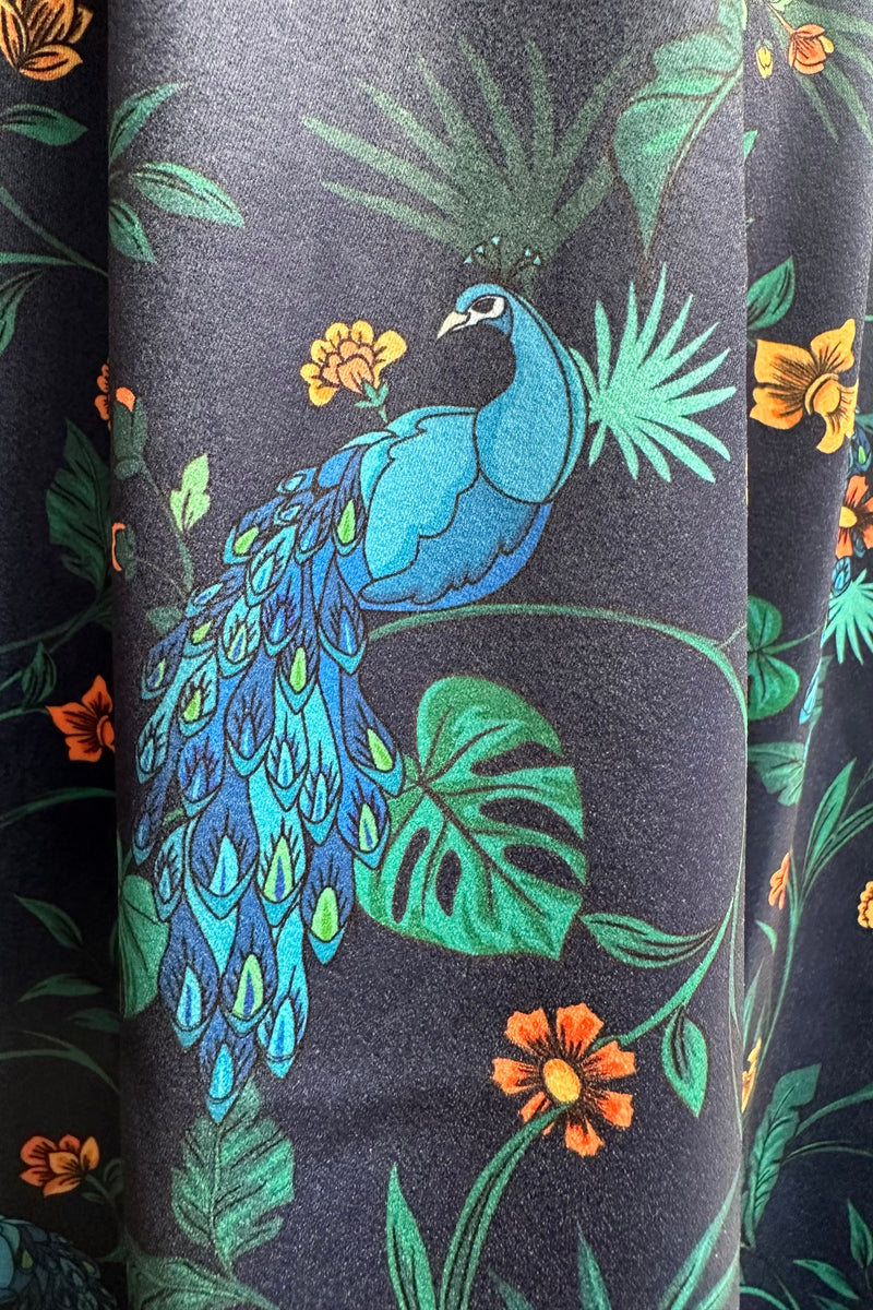 Peacock Floral Skirt by Voodoo Vixen
